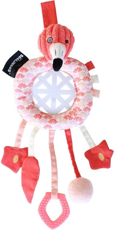 Les Deglingos Dromenvanger Flamingo Roze 34 Cm