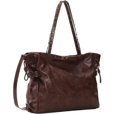 Desigual shopper schoudertas Galaxy Lifta 2.0 Shopping Bag Chocolate donkerbruin