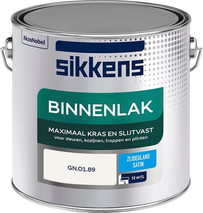 Sikkens - Binnenlak Zijdeglans - Gn.01.89 - Mengverf - 2,5 L