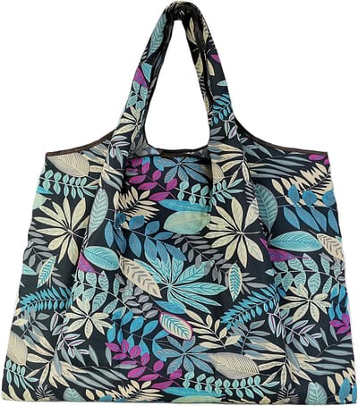 Grote Vouwbare Tas 50 x 66 cm, Herbruikbare Winkeltas, Lichtgewicht Handtas, Sneldrogend en Scheurvast voor Winkelen, Reizen en Uitjes