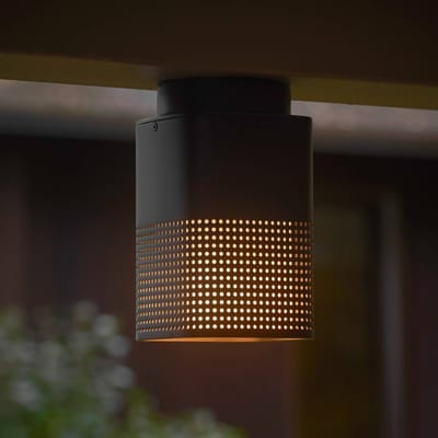 Nordlux Sidara Seaside buiten-downlight, zwart, IP54, E27
