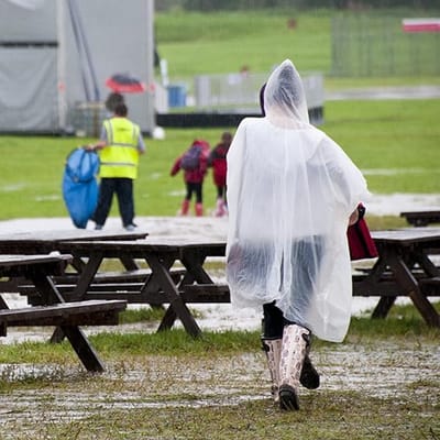 40x regenponcho, wandelen & festivals, met mouwen, lang, regencape voor mannen en vrouwen, transparant