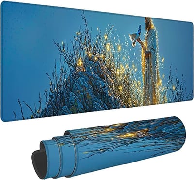 Bureauonderlegger - XXL muismat - Gaming en kantoor - Antislip en genaaid - 140x60cm