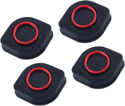 Antislip Trillende Dempers - Schokabsorberende Voetkussens - 3D Printer Stabiliseren - PETG Milieuvriendelijk - 70 x 355 mm - Zwart