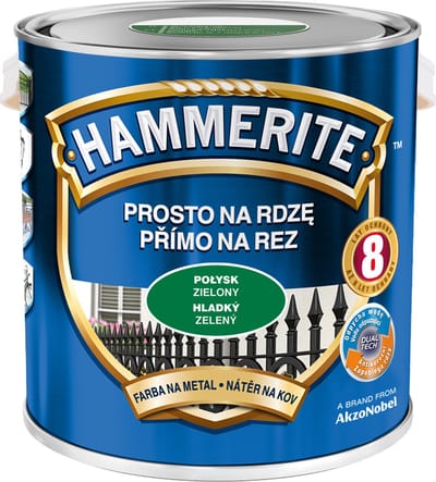 Hammerite Direct roest glad 2,5 l, groen