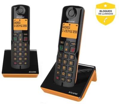 Draadloze telefoon met handsfree en blokkeerfunctie voor ongewenste oproepen - 50 namen en nummers