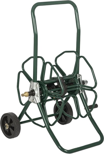 Outsunny Tuinslanghaspelwagen - Metaal - 51,5x60,5x78,5cm - Donkergroen
