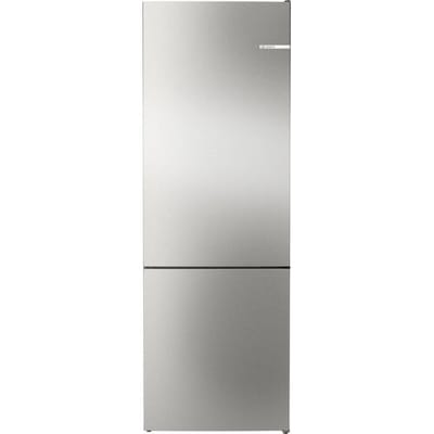 Bosch - KGN492IAF - Serie 4 - Koel-vriescombinatie - Energielabel A - 203 x 70 cm - Extra breed - RVS - Total No Frost; Nooit meer ontdooien- Zeer stil - VitaFresh XXL 0°C: houd etenswaren langer vers met extra ruime vershoudlades.