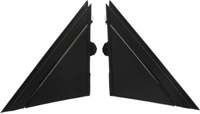 Dailygoods- Deurspiegel Vlaggen Cover - Driehoek Plaat Trim - Hoogwaardig ABS - Slagvast - Eenvoudige Installatie - Vervanging voor 500 2012-2017 - Spiegeldriehoek
