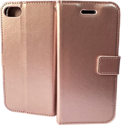 Bookcase Geschikt voor: iPhone 6 / iPhone 6S - Bookcase Rose Goud - portemonnee hoesje