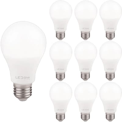 LED line LITE LED Lamp A60 E27 - 10W (vervangt 80W) - 940lm - Ø60mm - 230V - Energiezuinig - 10 stuks