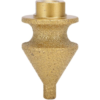 Foret chanfrein étagé Émeri brasé 10-38 mm Alésoir conique effilé multicouche pour métal bois béton carrelage marbre pierre reconstituée