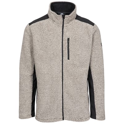 Trespass fleecejas/fleecepullover Faratino - Herenfleece At300 Truffel Stripe