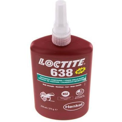 Loctite 638 Groene 250 Ml Voorgelockte Lijm
