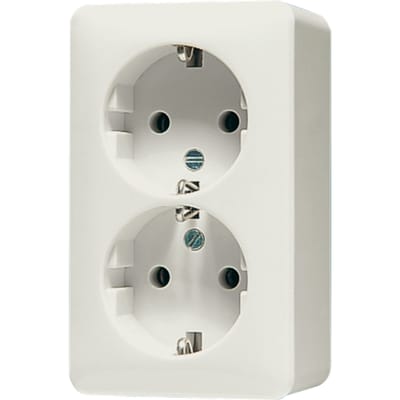 Jung AP600 Wandcontactdoos (WCD-schakelmateriaal) (Europese Stekkerdoos) - 6020KIA