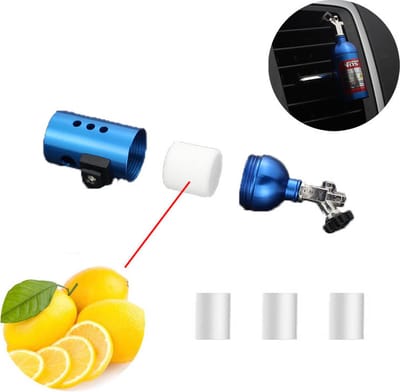 VCTparts® Luchtverfrisser Refill Geurschijfjes Bijvul (3 stuks) - Citroen Limoen Fris