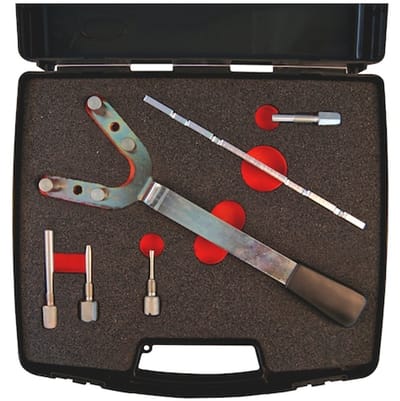 Wurth - Set timinggereedschap 6-delig, voor Ford 1.2-1.4-1.6-1.7-1.8-2.0, benzine - Set timinggereedschap 6-delig, voor Ford 1.2-1.4-1.6-1.7-1.8-2.0, benzine x 1 st Lengte 320 mm