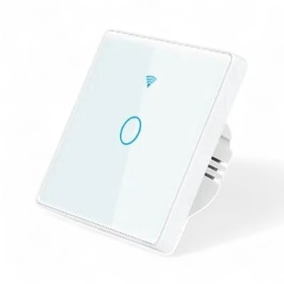 Smart WiFi Touch Lichtschakelaar | Lichtschakelaar | Wifi | App bediening | Geen nuldraad | Tijdschema timers | Alexa integratie | Wit