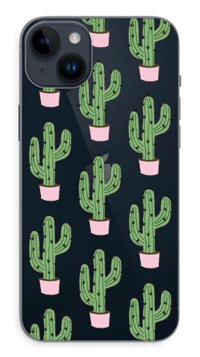 Case Company® - Hoesje geschikt voor iPhone 14 Plus hoesje - Cactus Lover - Soft Cover Telefoonhoesje - Bescherming aan alle Kanten en Schermrand