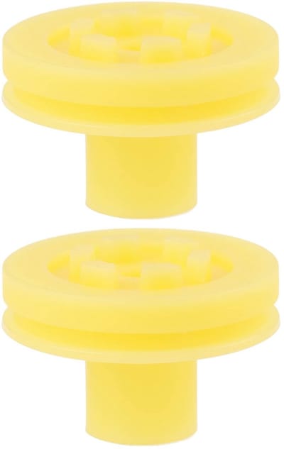 Dailygoods- Spijkermachine 2x - Hoofdklep 180450-S - Compatibel met Bostitch/Dewalt/Porter Cable - Gat diameter 6mm - Buitendiameter 15mm - Hoogte 25mm - Nailer