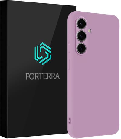 Hoesje Geschikt voor Samsung Galaxy S25 FE - Sterk & Shockproof - Siliconen Case - Hoes Cover - Lila