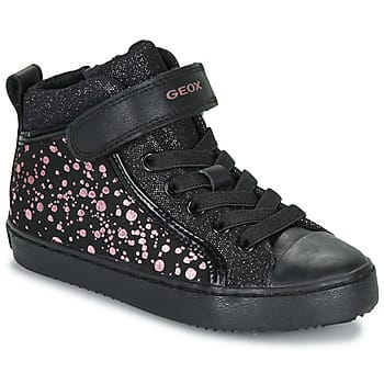 GEOX KALISPERA MEISJES Sneakers - ZWART/VIOLET - Maat 30