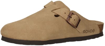 Rohde Sunnys No15 klompen dames pantoffels muiltjes leer 6071 camel