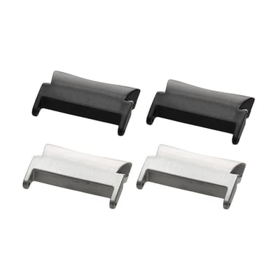 kwmobile verbindingsadapter horlogebandje geschikt voor Samsung Galaxy Watch 5 / Watch 5 Pro / Watch 6 / 6 Classic - Voor 20mm bandjes - Set van 4 - Geen gereedschap nodig