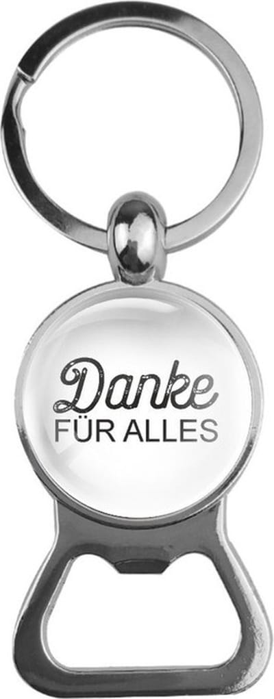 Bieropener Glas - Danke Fur Alles