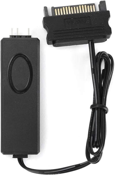 RGB Controller voor 5V 3 Pin ARGB Verlichting met HF Afstandsbediening en SATA Aansluiting voor PC Accessoires en Lichtstrips