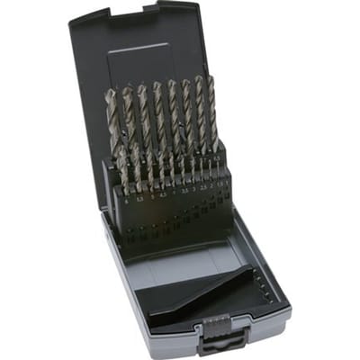 25-Piece Spiraalborenset DIN 338 N HSS-G 1 - 13 mm