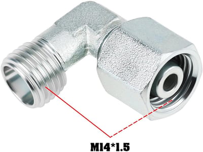 Dailygoods - M14x1.5 Hydraulische Koppeling Adapter voor Mini Graafwerktuigen