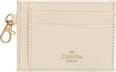 Charm London Birmingham Portemonnee Dames - Wallet voor Dames - Portefeuille van Imitatieleder - Crème