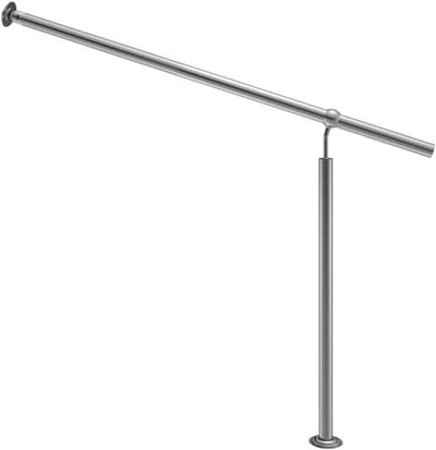 RVS Trapleuning 100 cm - Binnen en Buiten Gebruik - Stevige Handgreep