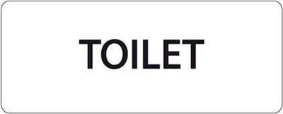 Ivana Tekstbord Toilet