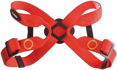 Kinder Klimharnas Borst Harnas voor Veilig Klimmen en Abseilen Rood 61-70cm