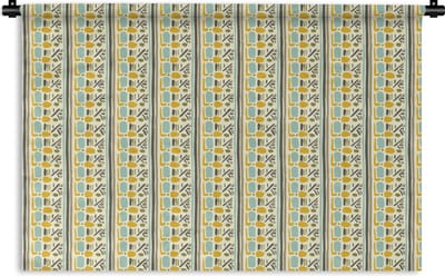 Wandkleed - Wanddoek - Inca - Patronen - Abstract - 180x120 cm - Wandtapijt