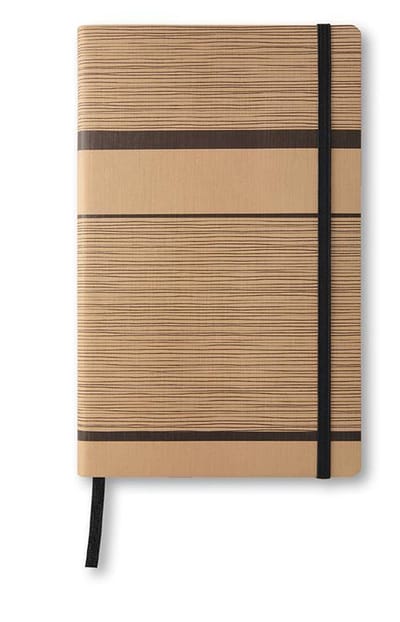 Castelli Milano A5 notitieboek Tatami - beige - inhoud met lijnen - 130x210 mm - Made in Italy
