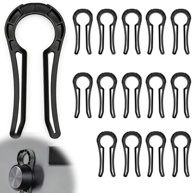 Dailygoods - Set van 15 Kinderbeveiligingsknopafdekkingen voor Fornuis