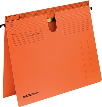LEITZ hangmappen SERIE 18, manilakarton 250 g/m², oranje, 50 stuks