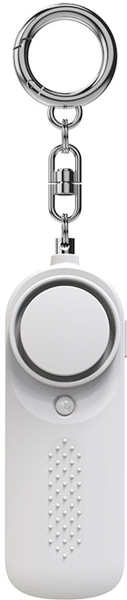Oneay 130 decibel Zelfbeschermingsalarm met LED-flitslicht, luid alarm, paniekknop, trekpenalarm en persoonlijk fluitje