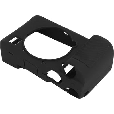 Camera Behuizing Case Zachte Siliconen Huid Behuizing Beschermhoes voor Sony A7C BeschermingZwart zwart
