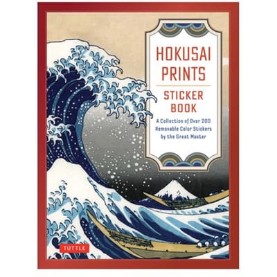 Hokusai Prints Sticker Book - Katsushika Hokusai