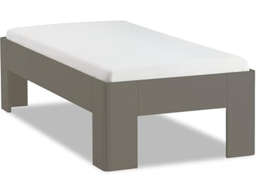 B Bright Fresh 500 Bed 90x220cm - Bedframe Antraciet - Eenpersoonsbedden - Instaphoogte: 50cm