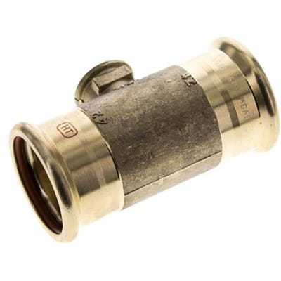 Tee Press Fitting - 42mm & Rp 1/2'' Persmof - Koperlegering
