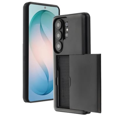 imoshion Hoesje met Pasjeshouder - Geschikt voor Samsung Galaxy S26 Ultra - Zwart