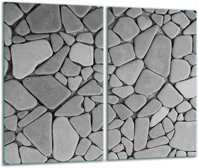 TMK ArtDeko - Snijplank Glas - 30x52 cm - Inductie Kookplaten - Bescherming Tegen Hitte