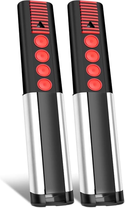 SnelShoppen - Garagepoortopener Afstandsbediening 4 Kanalen 434.42MHz Vervangend voor 4014 TX03-434-2, 4022 TX03-434-2, 4013 TX02-434-4-XP met Accu