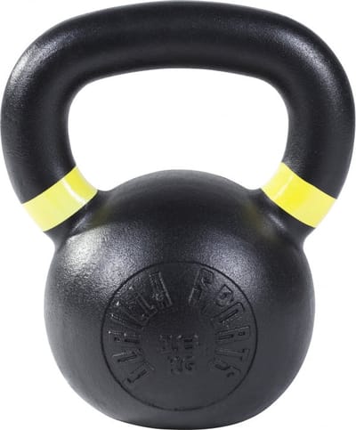 Gorilla Sports Kettlebell - 16 kg - Gietijzer - Olympisch - Zwart