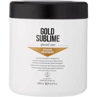 Light Irridiance Gold Sublime Keratin Behandelingsmasker 1000ml white